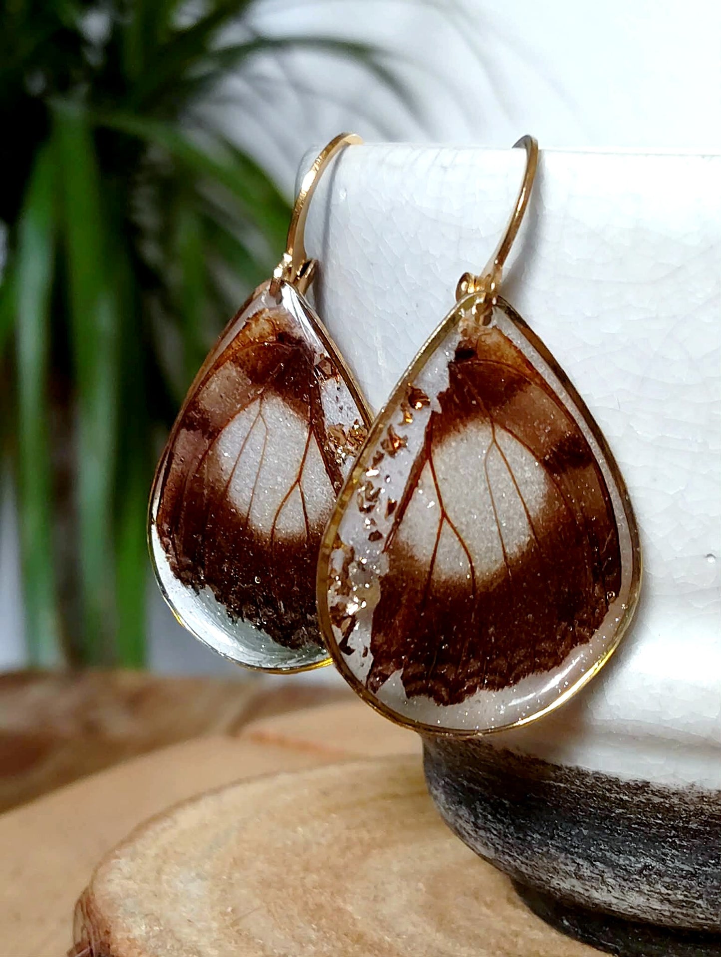 Boucles d'oreille, Aile de papillon