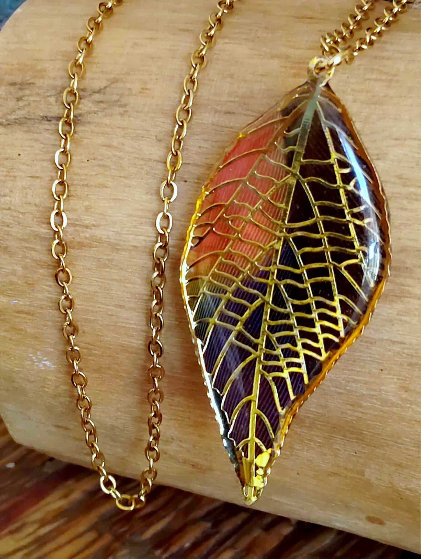 Collier, Plume exotique