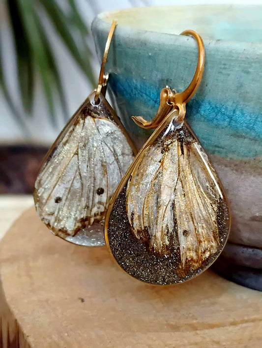 Boucles d'oreille  Aile de papillon