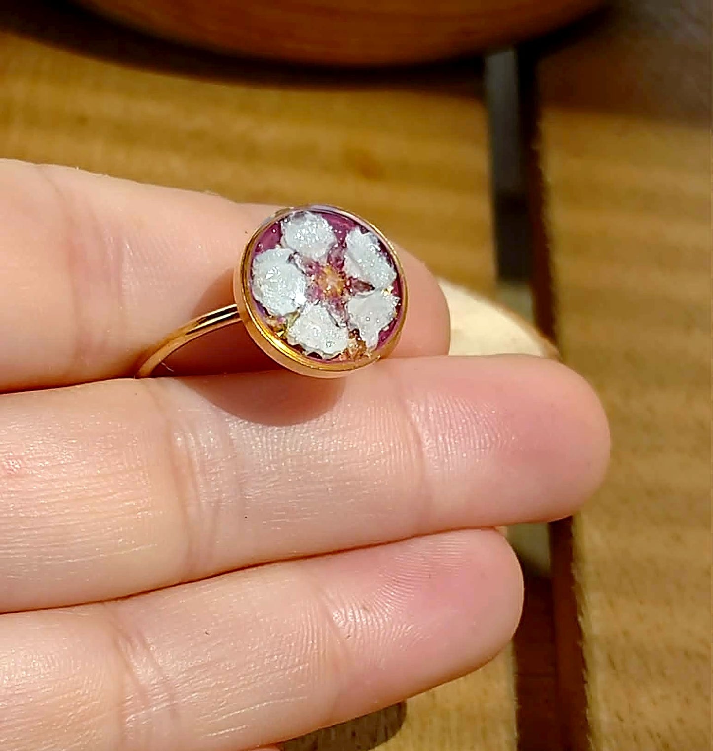Bague Fleur hoya