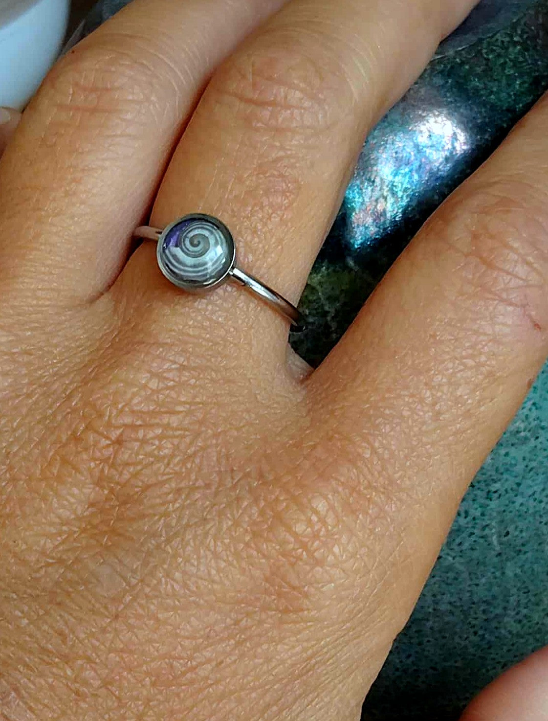Bague Coquille d'escargot