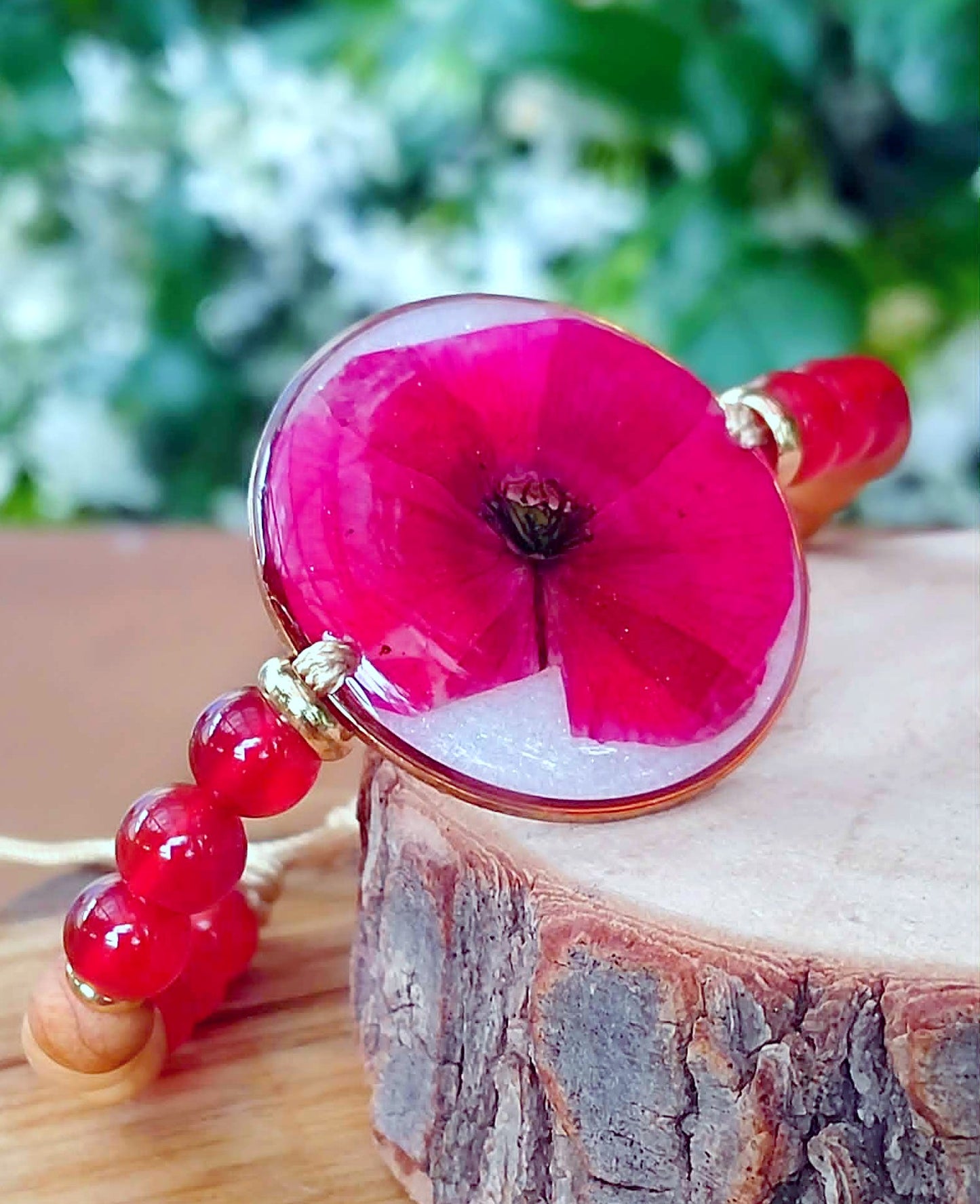 Bracelet Coquelicot
