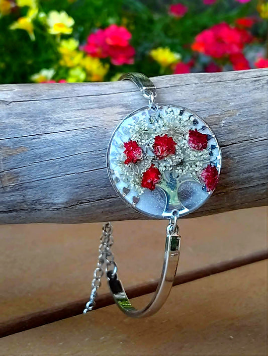 Bracelet Fleur de carotte Gypsophiles
