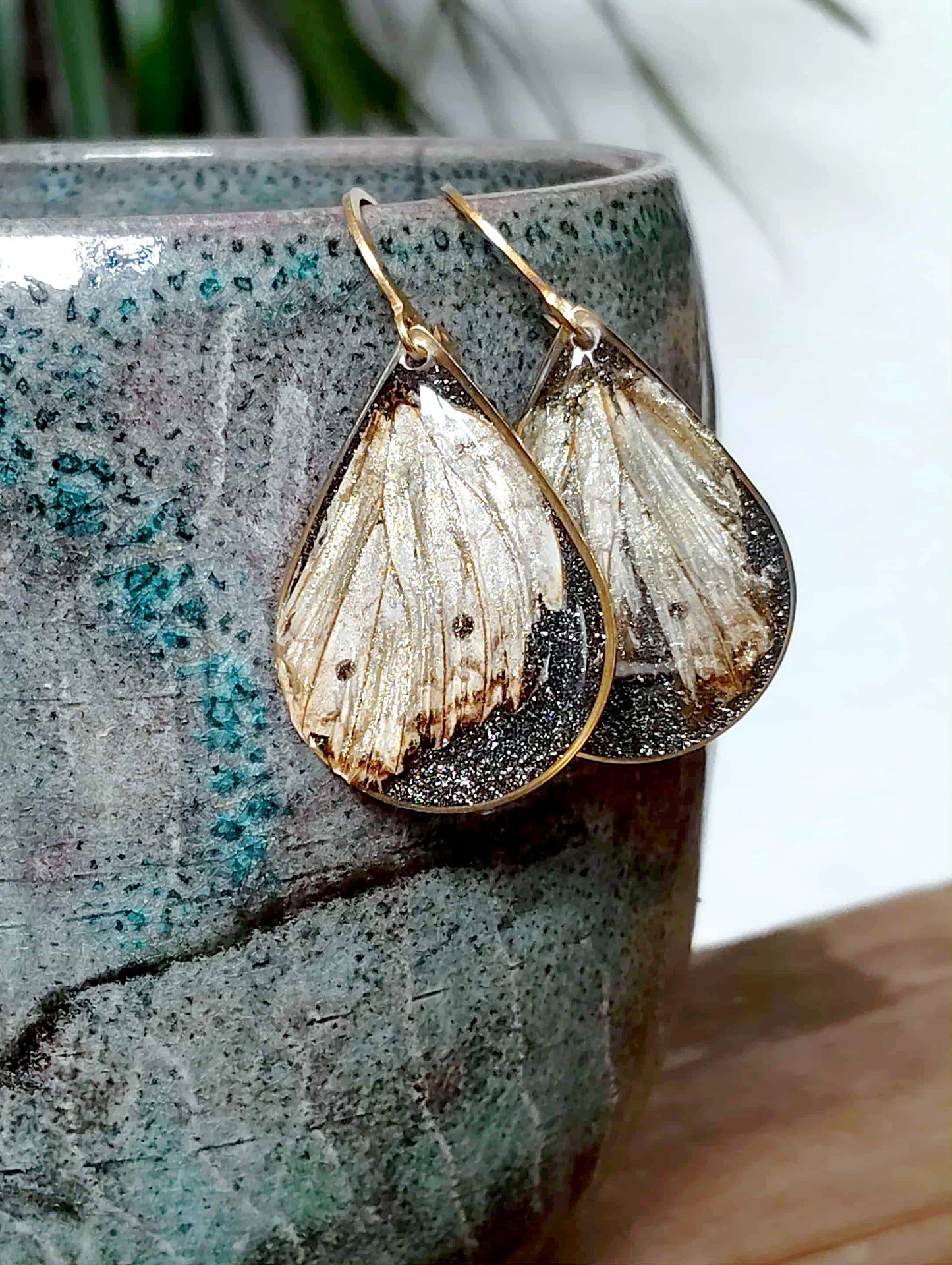 Boucles d'oreille  Aile de papillon