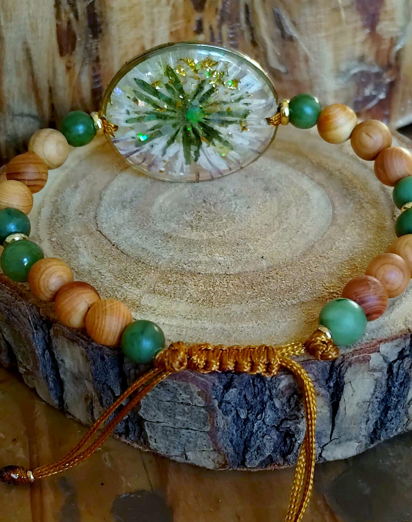 Bracelet Pâquerette Jade