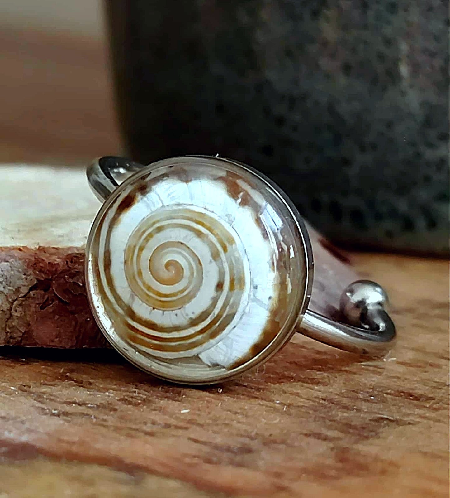 Bague Coquille d'escargot