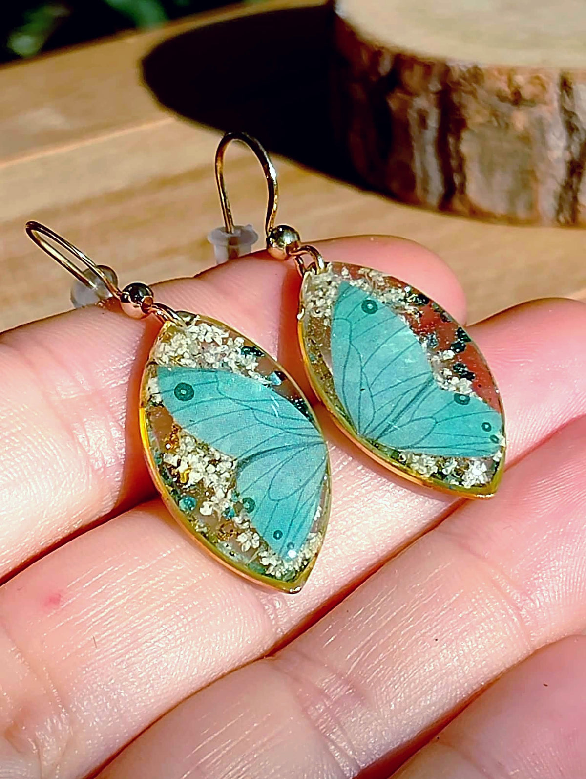 Boucles d'oreille Fleurs de carotte