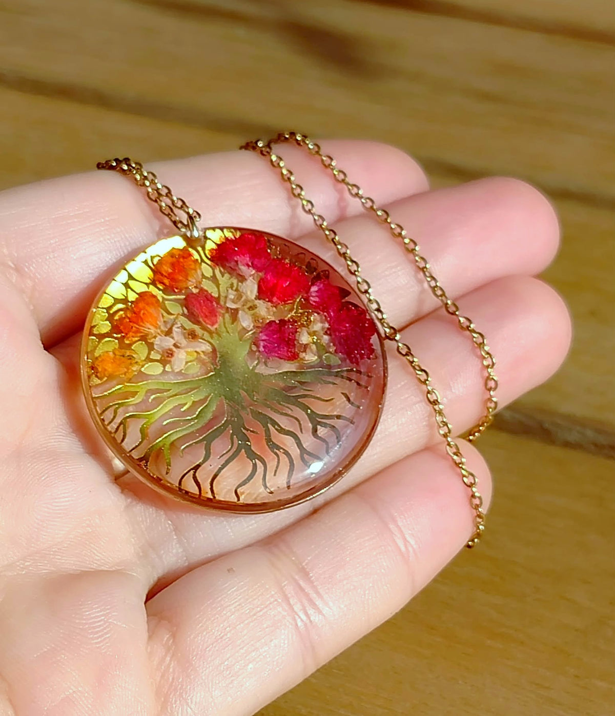 Collier Fleur d'Olivier, Gypsophiles