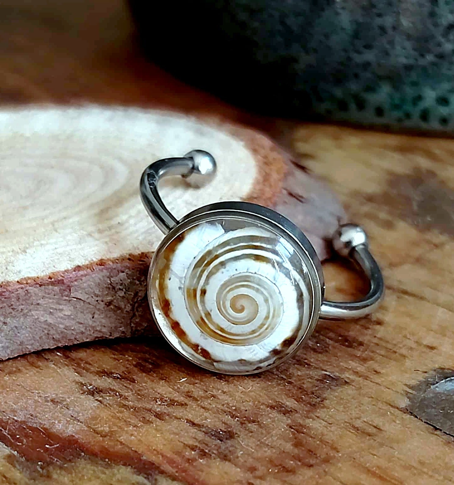 Bague Coquille d'escargot