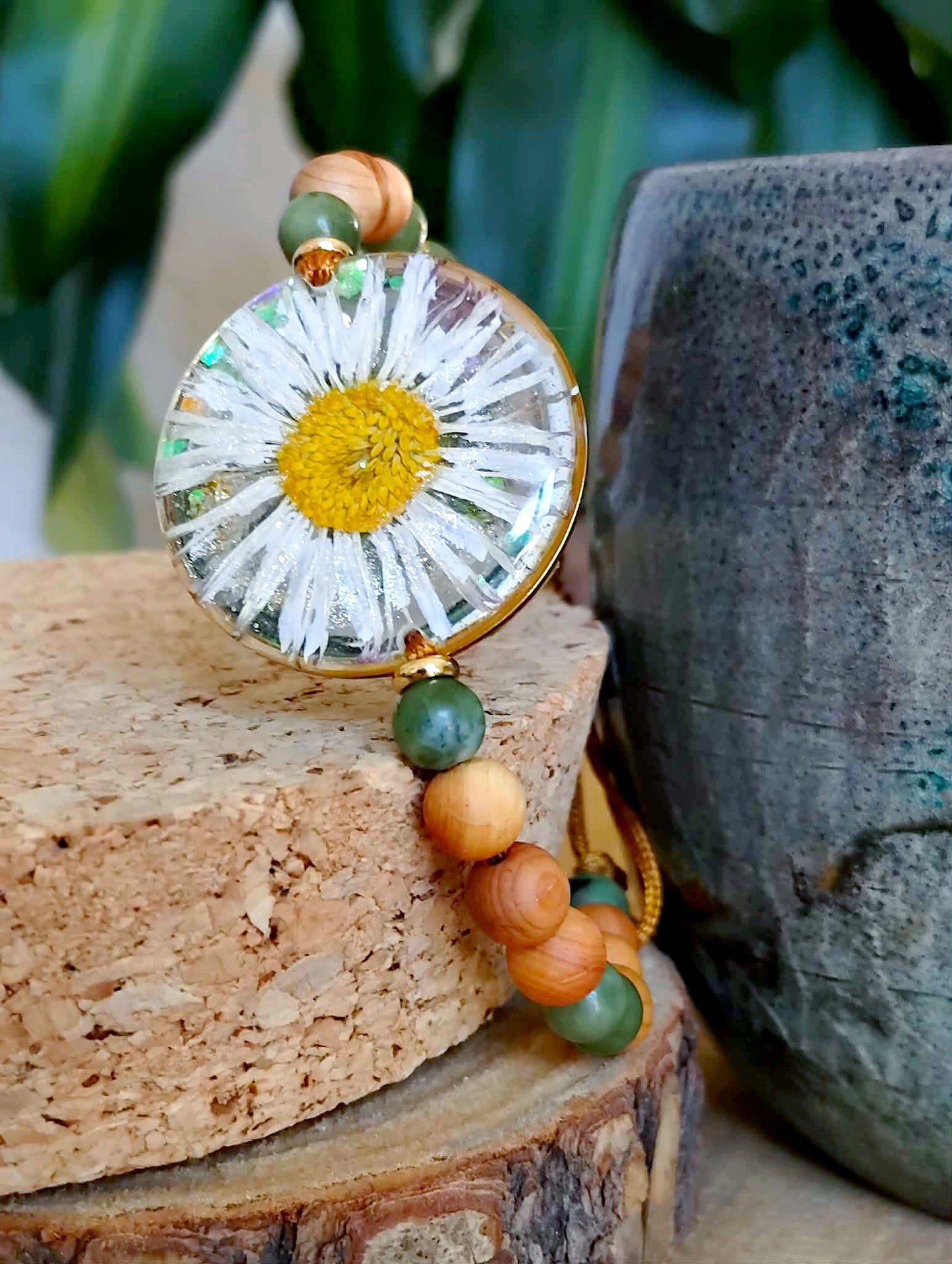 Bracelet Pâquerette Jade