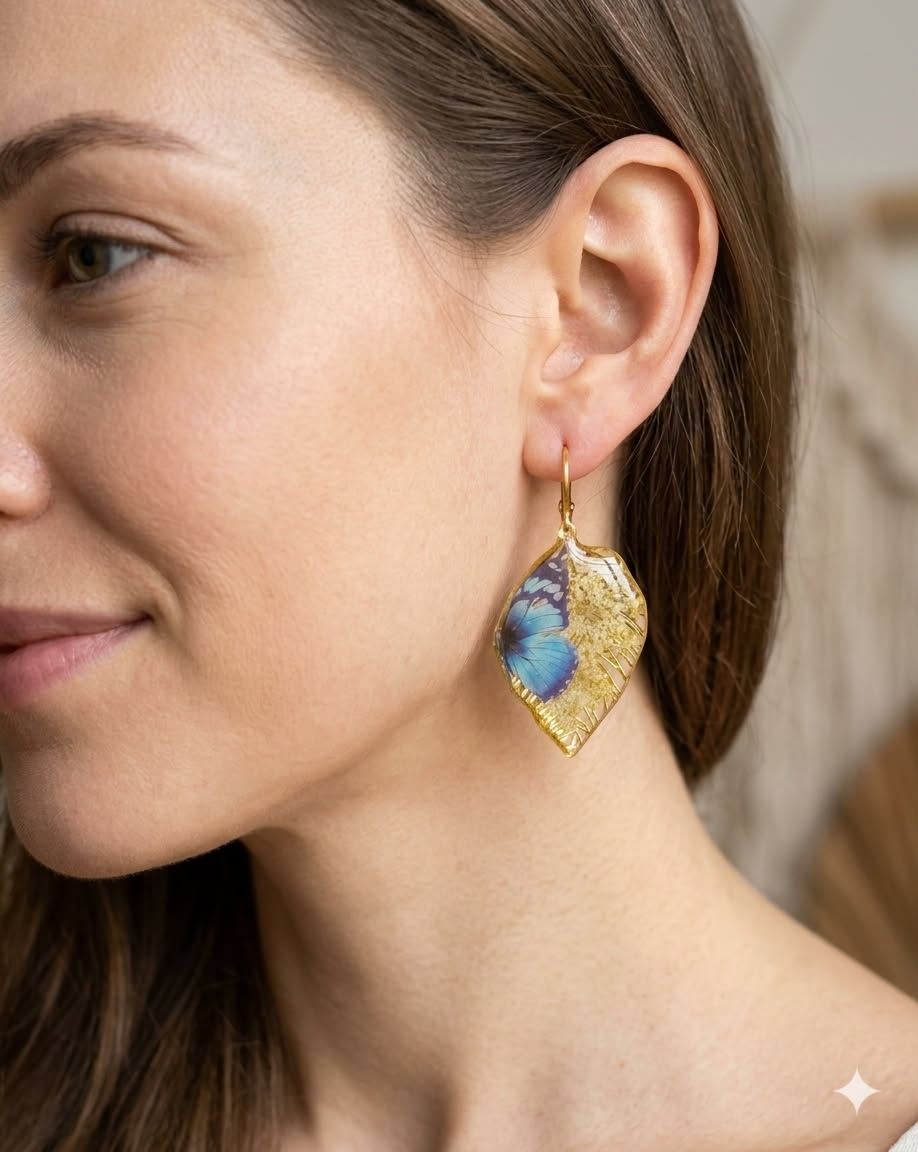 Boucles d'oreille Fleurs de carotte